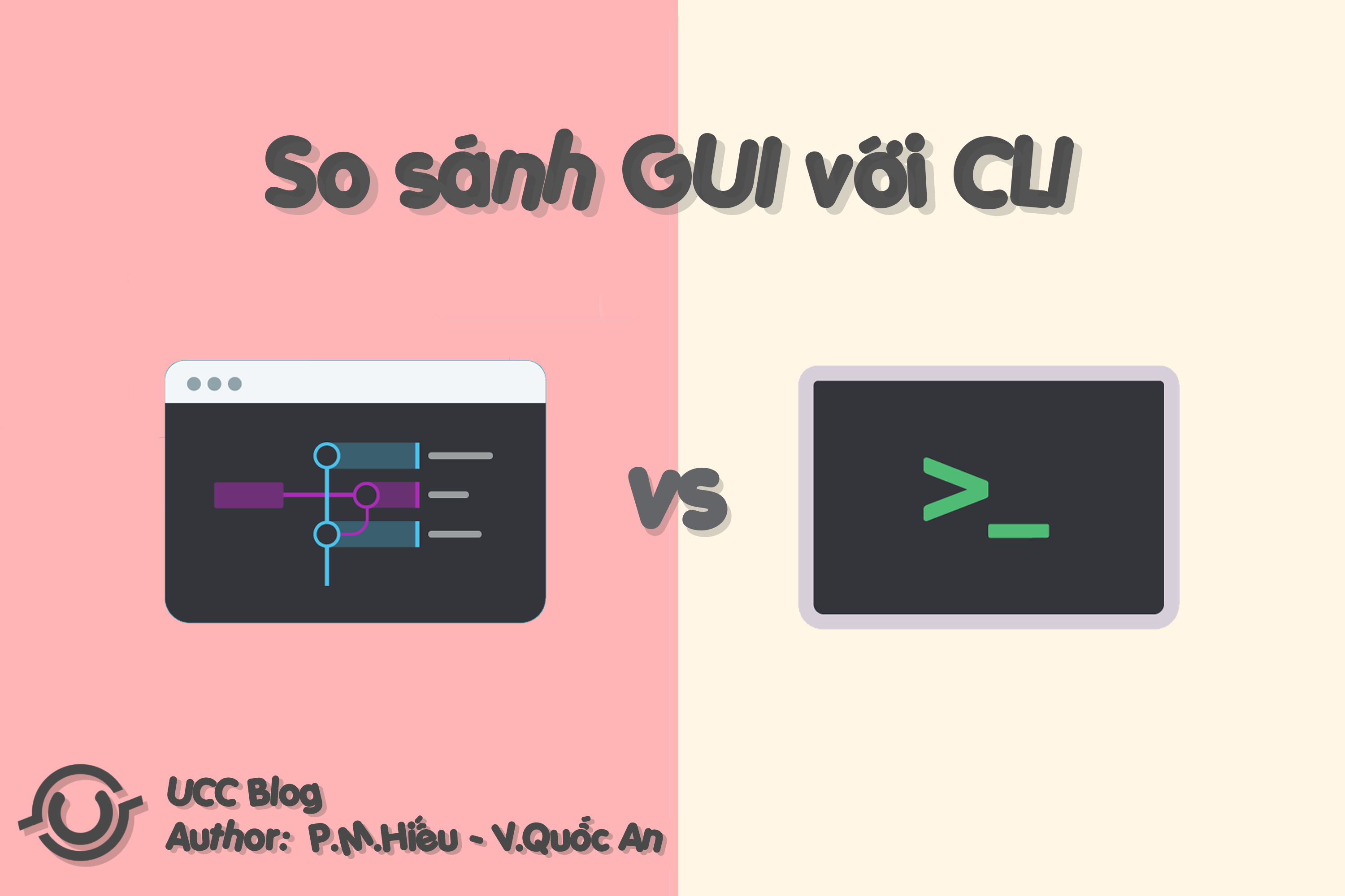 So sánh GUI và CLI